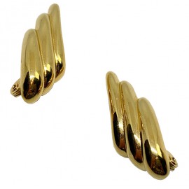 Boucles d'oreille clips YSL SAINT LAURENT Vintage