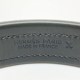 Bracelet HERMES mix veau chaussure et toile