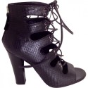 Boots BALMAIN in Snake black t 37