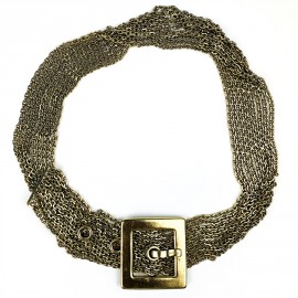 Ceinture CHANEL multichaines dorées