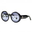 Lunettes de soleil CHANEL CC Vintage noire