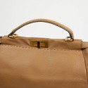 Peekaboo FENDI GM cuir grainé gold