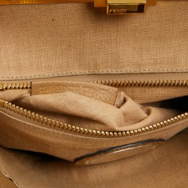 Peekaboo FENDI GM cuir grainé gold