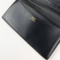 Porte repertoire HERMES alligator Porosus noir