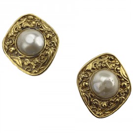 Boucles d'oreille CHANEL Clips Vintage