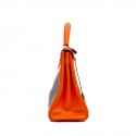 Kelly 32 HERMES toile amazonia et swift orange