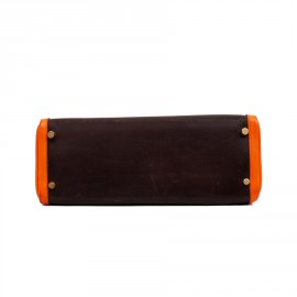 Kelly 32 HERMES toile amazonia et swift orange