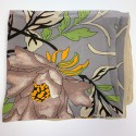 Foulard Torrente jaune a fleurs