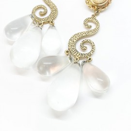 Longues boucles d'oreille vintage