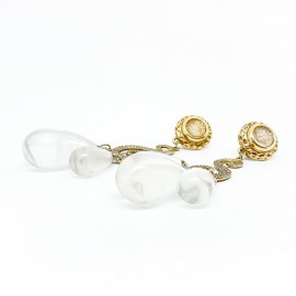 Longues boucles d'oreille vintage