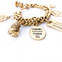 CHANEL Charms Bracelet in Gilt Metal