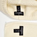 Set écharpe beret CHANEL écru