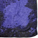 Foulard Roberto Cavalli en soie violet et noir