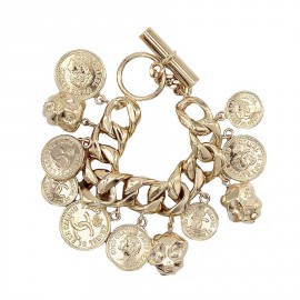 Bracelet CHANEL charms Cambon Vintage