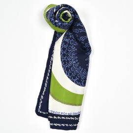 Foulard Dior Vert et bleu 