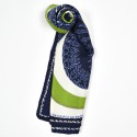 Foulard Dior soie Vert et bleu 