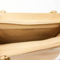 Cabas CHANEL vintage cuir d'agneau beige