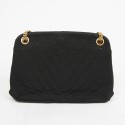 CHANEL sac vintage jersey noir